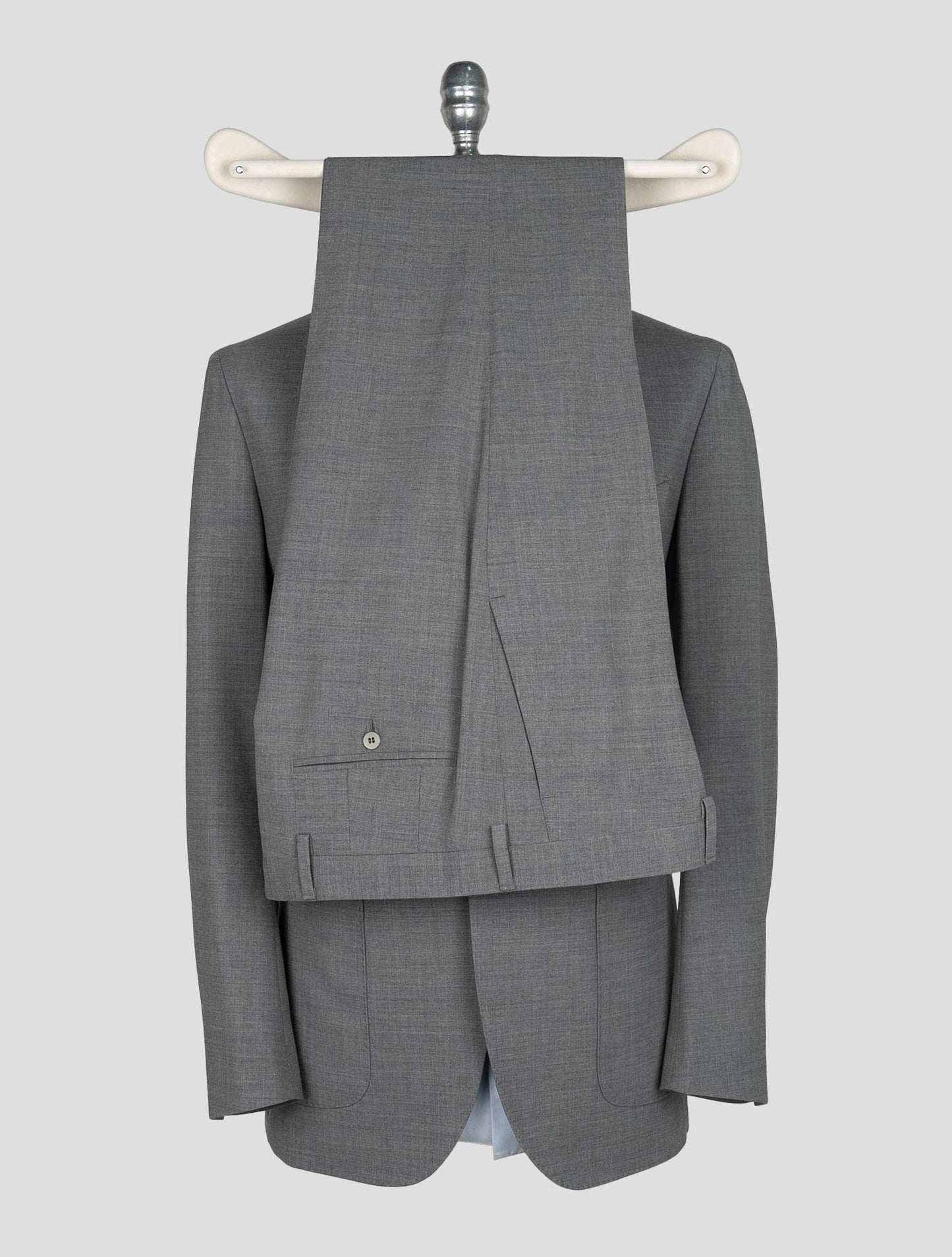 Sartorio Napoli  Gray Virgin Wool Ea Suit