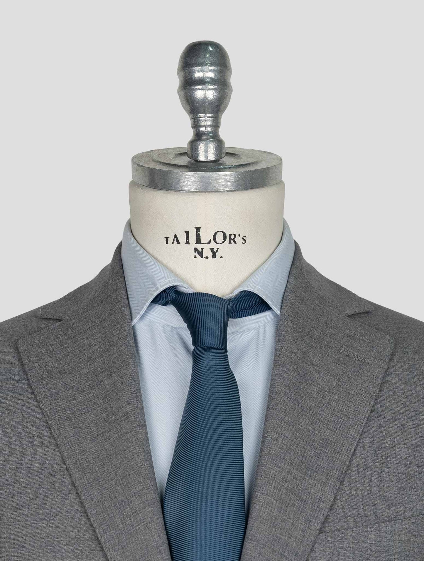 Sartorio Napoli  Gray Virgin Wool Ea Suit