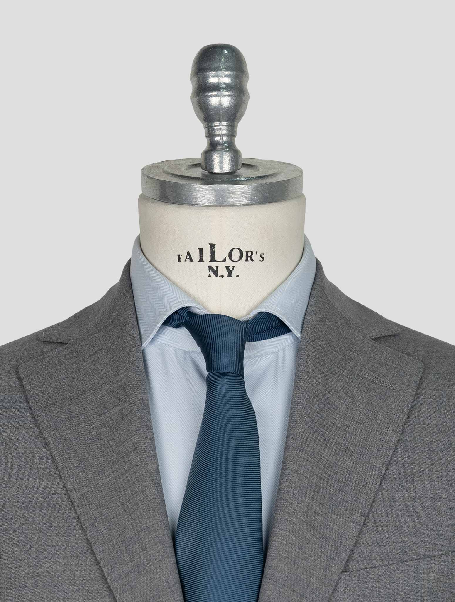 Sartorio Napoli  Gray Virgin Wool Ea Suit