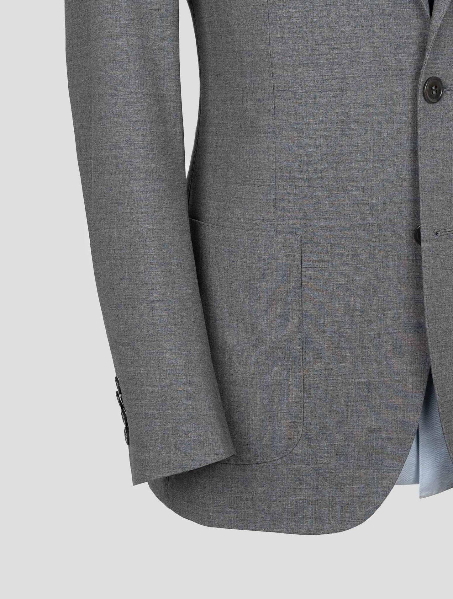 Sartorio Napoli  Gray Virgin Wool Ea Suit