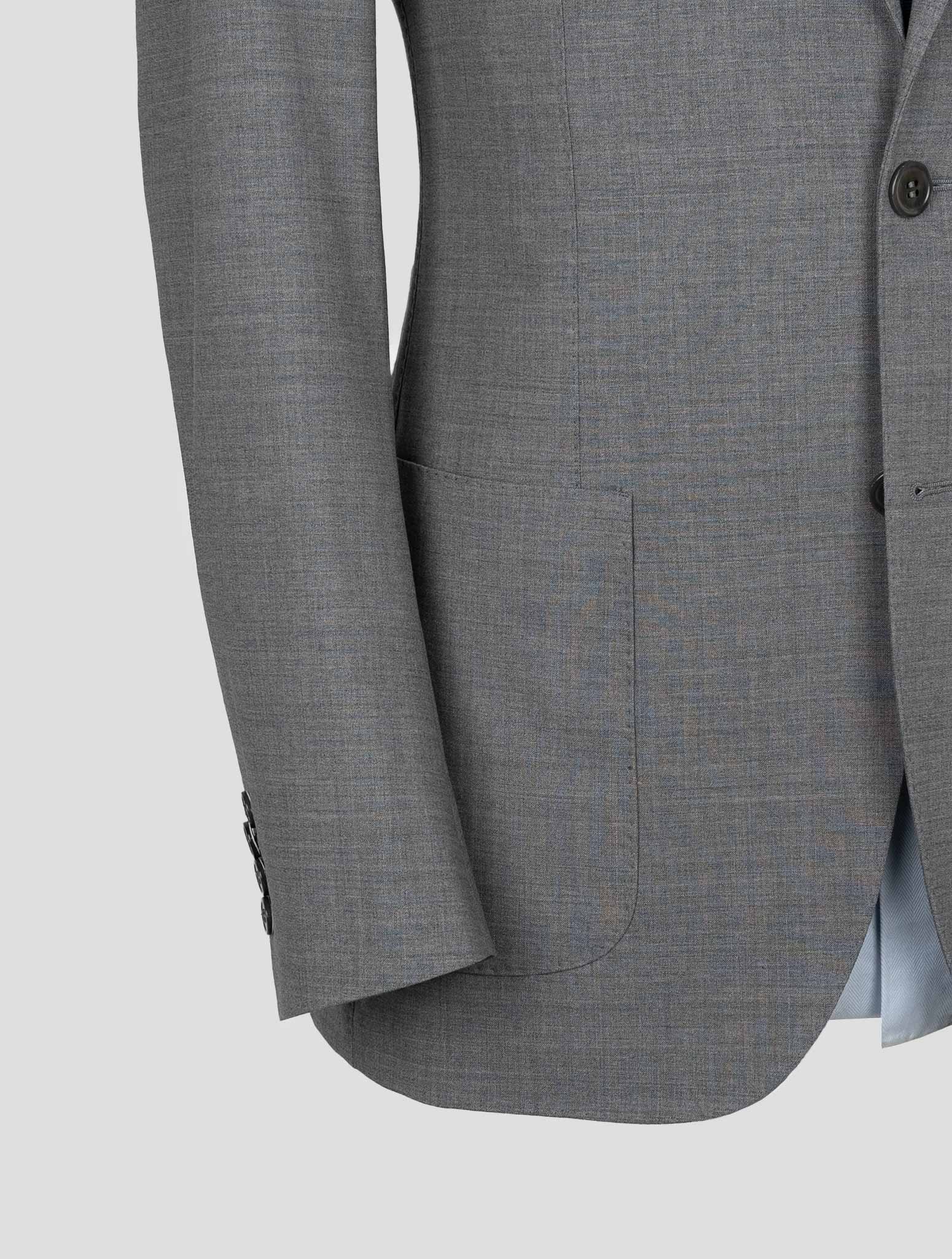 Sartorio Napoli  Gray Virgin Wool Ea Suit