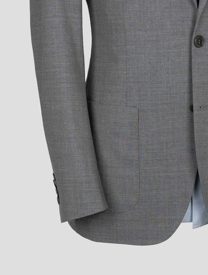 Sartorio Napoli  Gray Virgin Wool Ea Suit