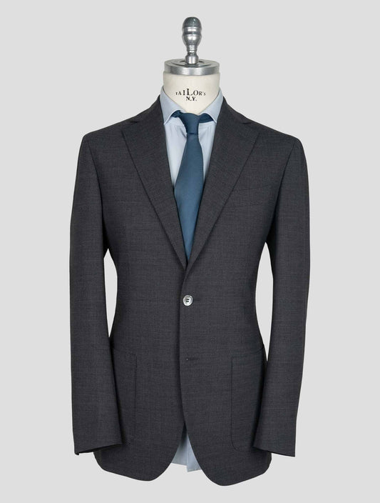 Sartorio Napoli  Dark Gray Virgin Wool Ea Suit