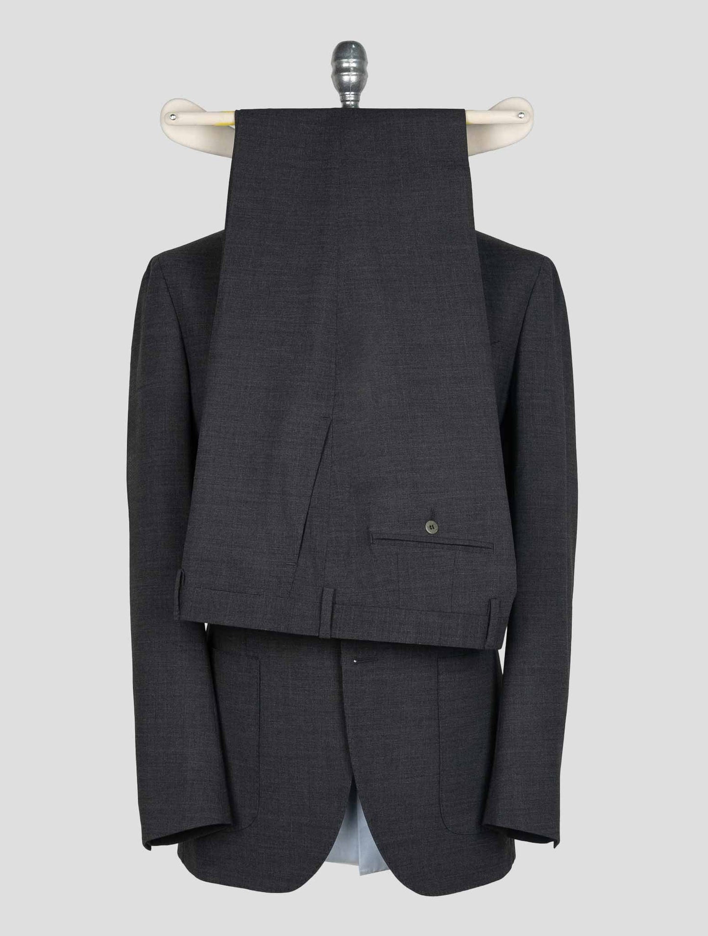 Sartorio Napoli  Dark Gray Virgin Wool Ea Suit