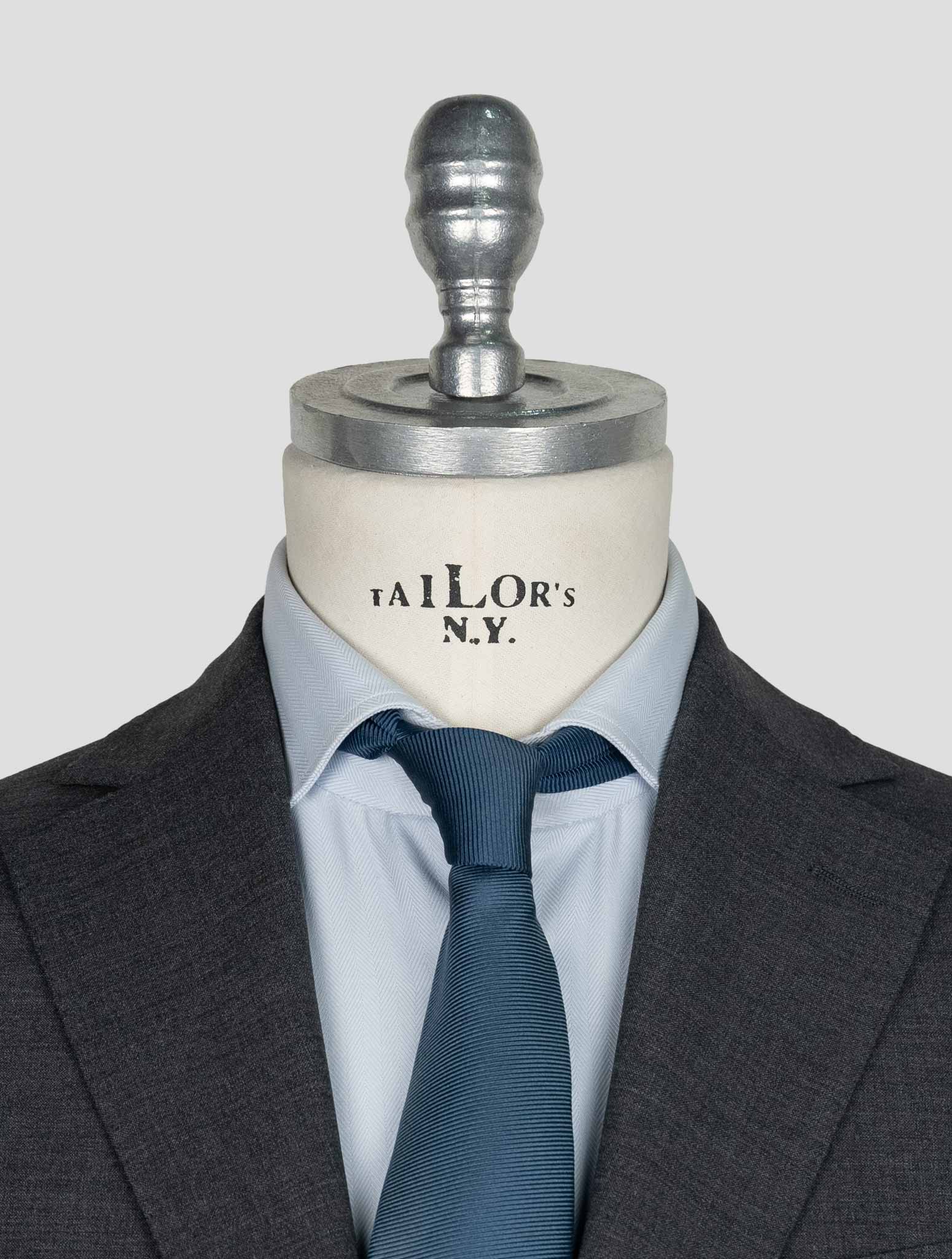 Sartorio Napoli  Dark Gray Virgin Wool Ea Suit