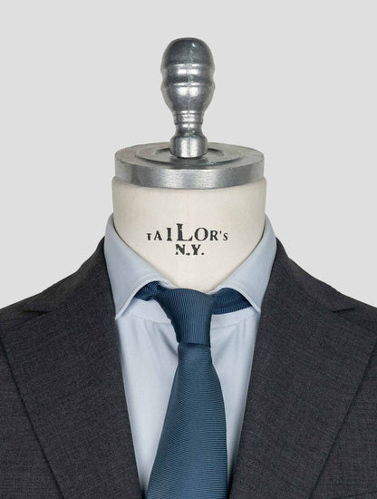 Sartorio Napoli  Dark Gray Virgin Wool Ea Suit