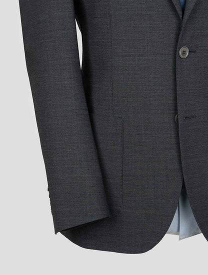 Sartorio Napoli  Dark Gray Virgin Wool Ea Suit