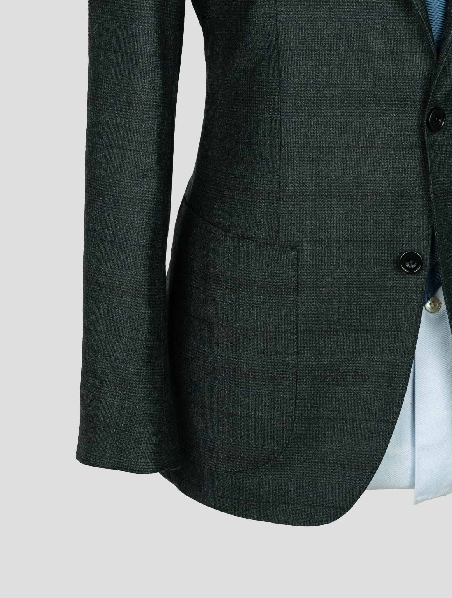 Sartorio Napoli  Green Virgin Wool Silk Pa Ea Suit