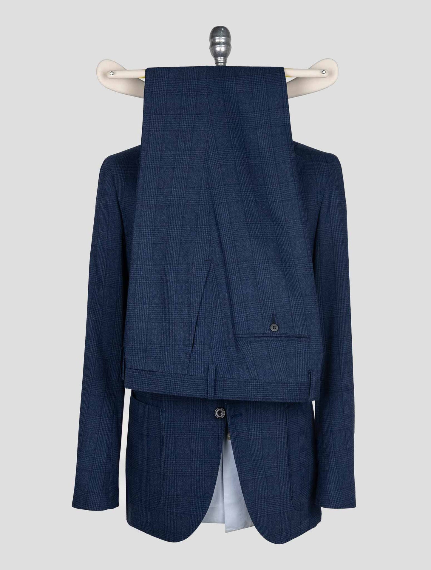 Sartorio Napoli  Blue Virgin Wool Pa Cashmere Ea Suit