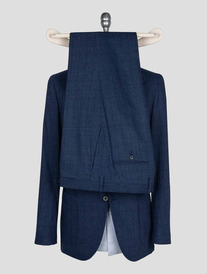 Sartorio Napoli  Blue Virgin Wool Pa Cashmere Ea Suit