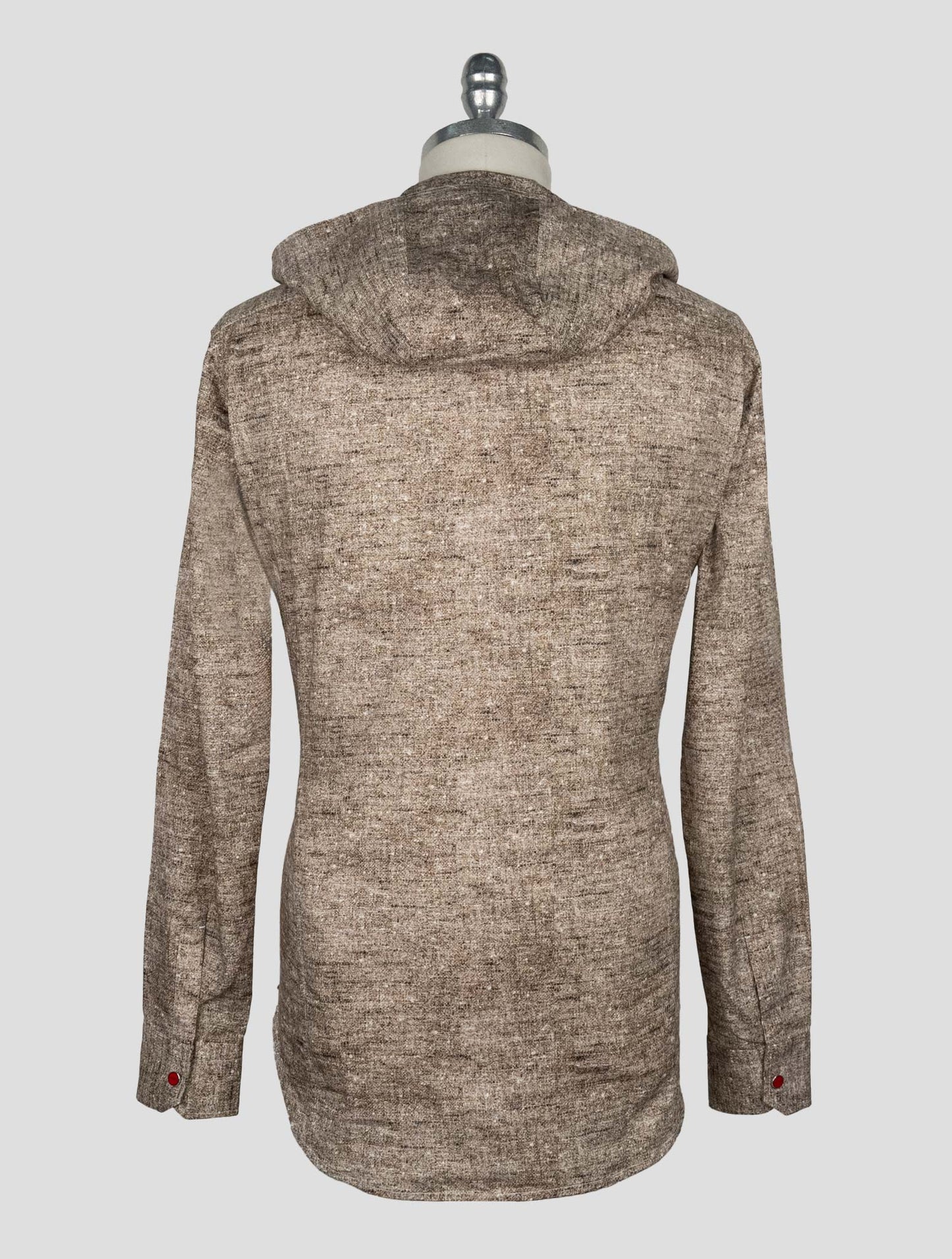 Kiton Brown Cotton Shirt Mariano