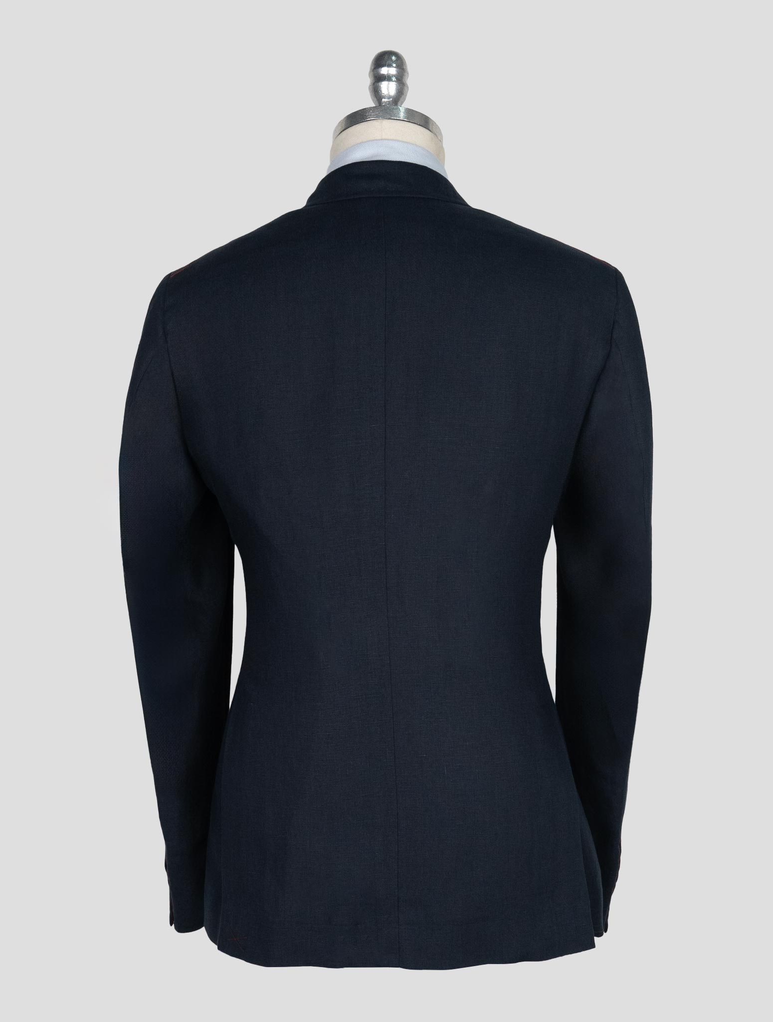 Isaia Blue Navy Linen Suit