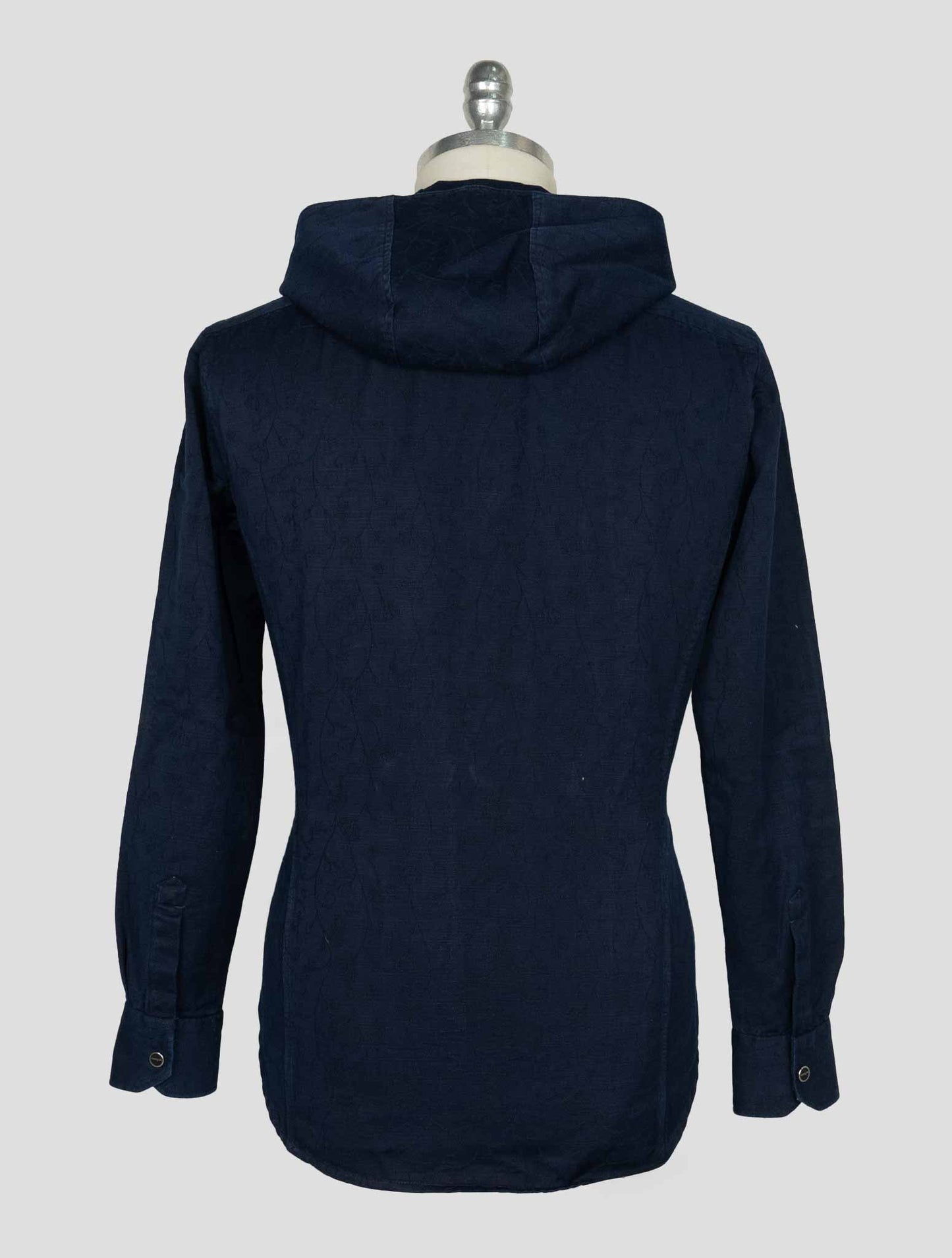 Kiton Blue Cotton Shirt Mariano