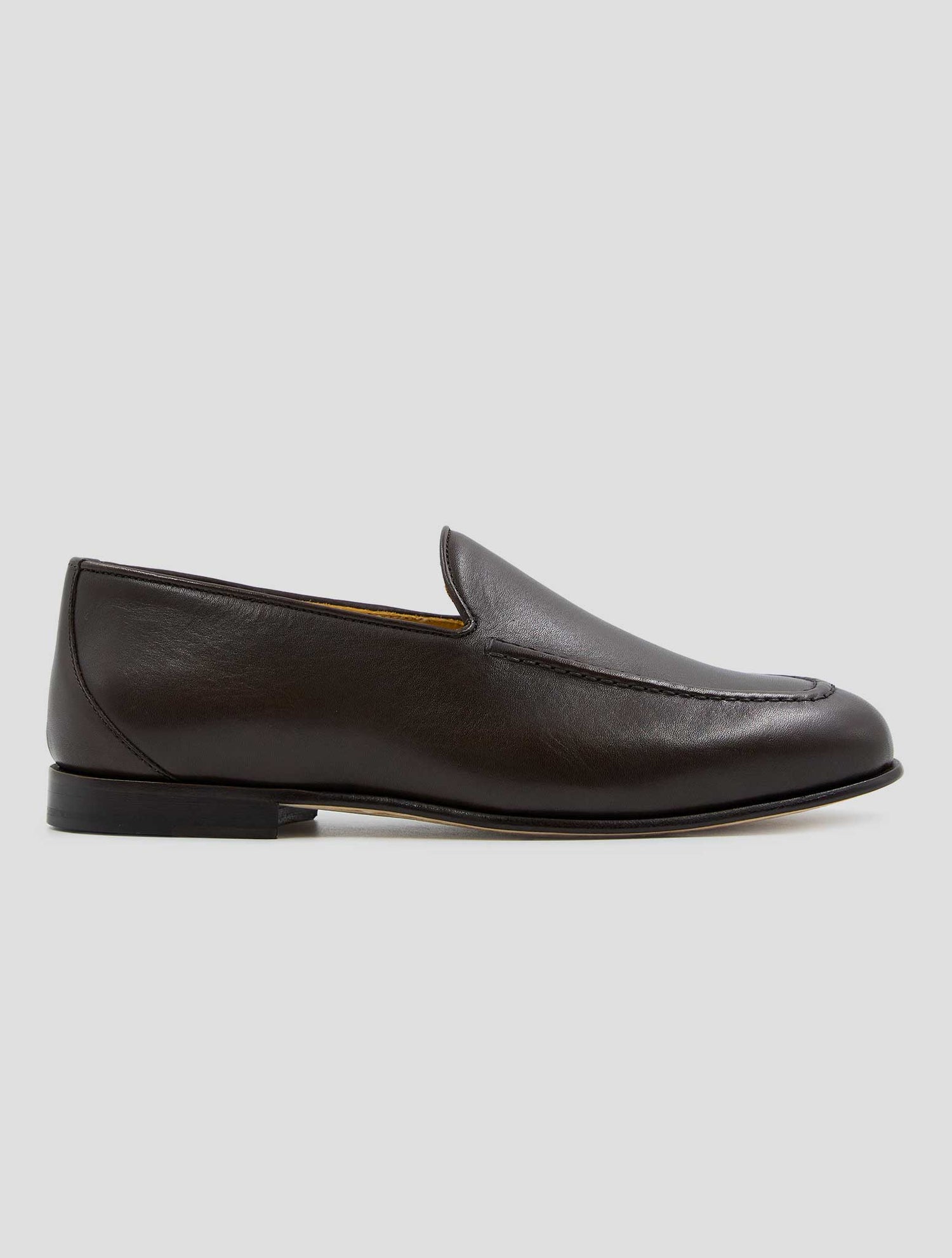 Kiton Brown Leather Loafers