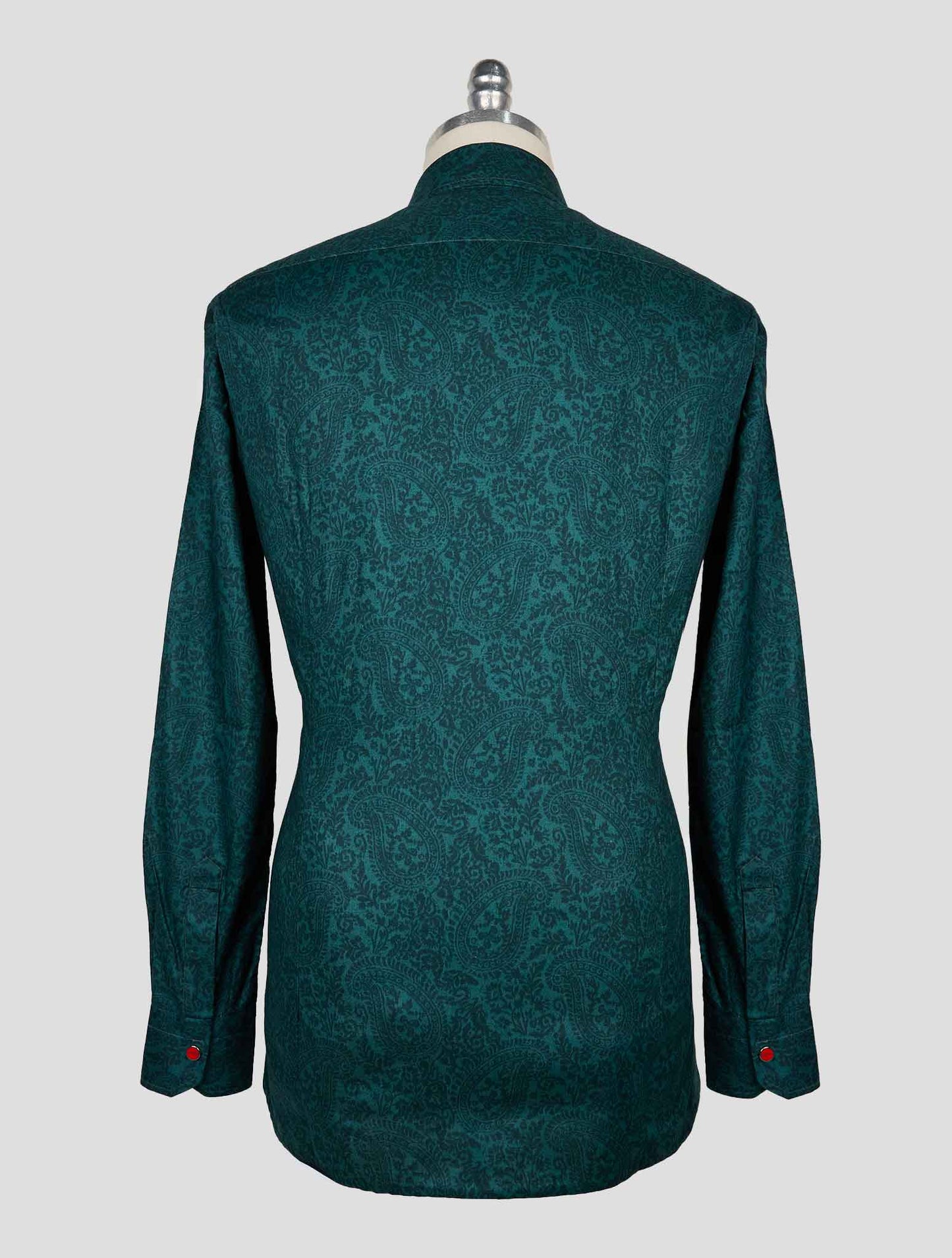 Kiton Green Cotton Shirt