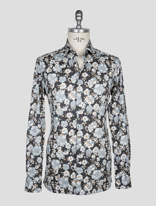 Kiton Multicolor Cotton  Ea Shirt