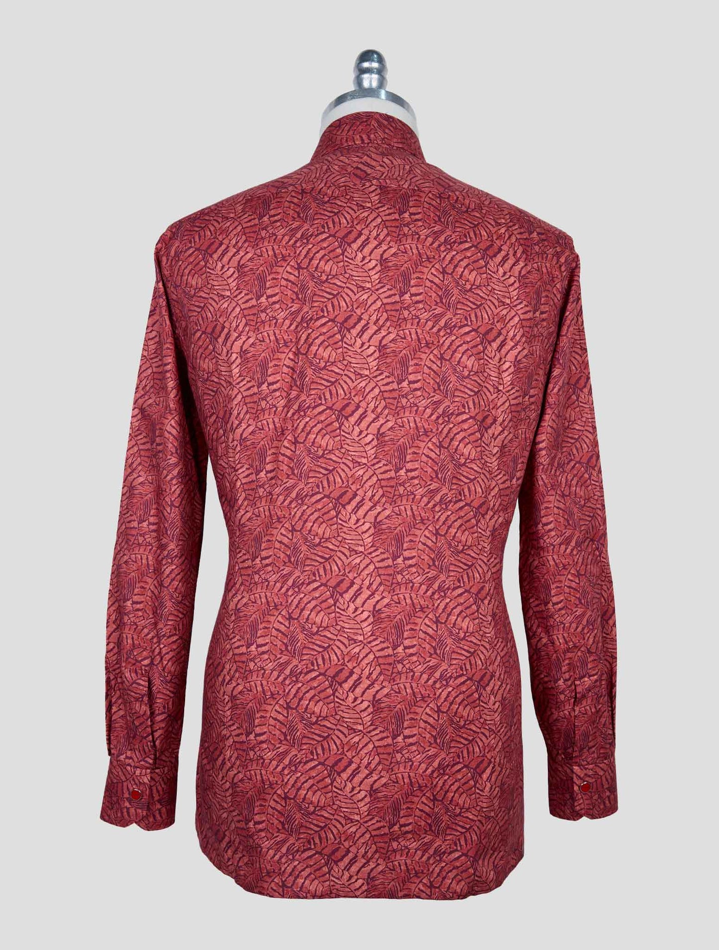 Kiton Red Cotton Shirt