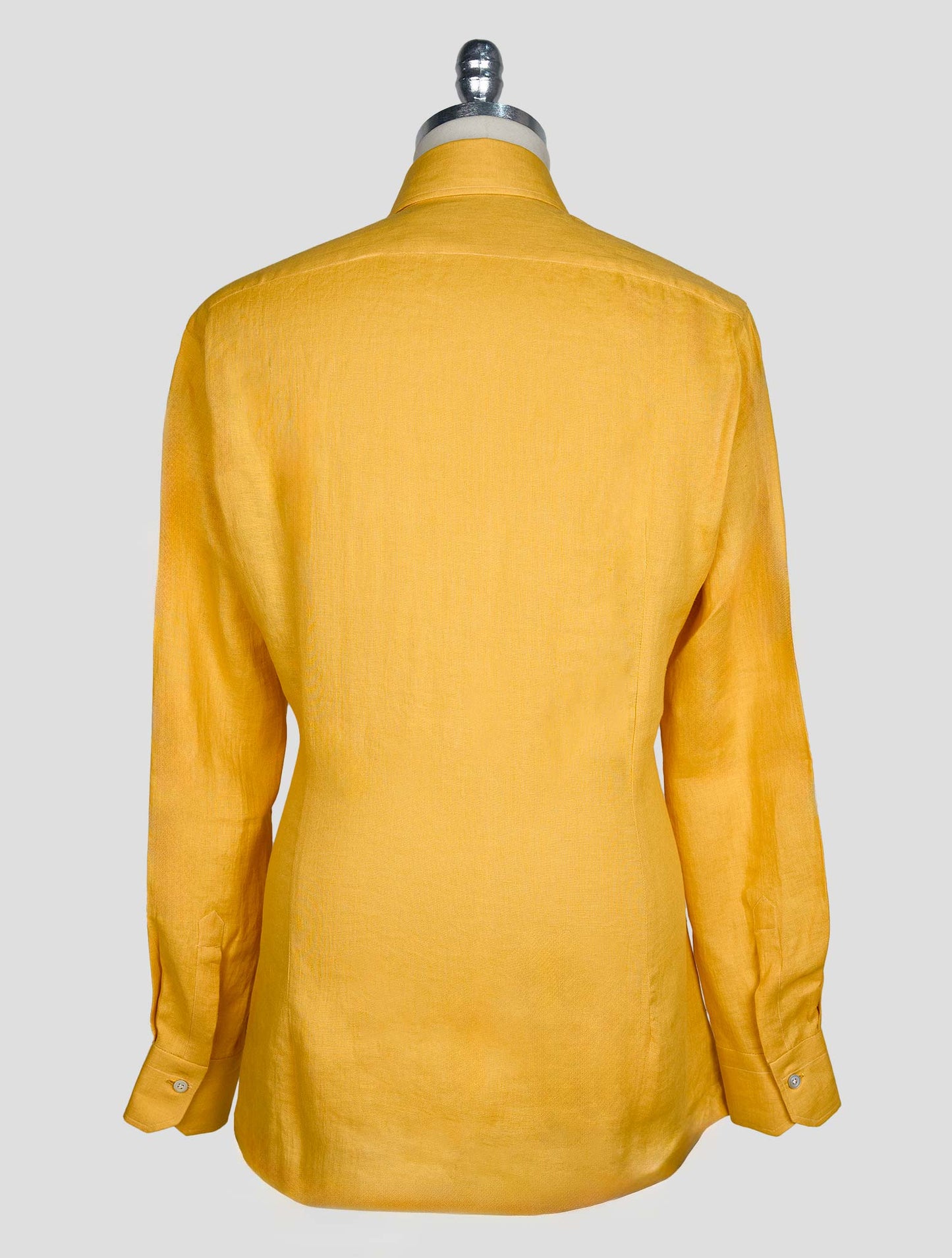 Kiton Yellow Linen Shirt