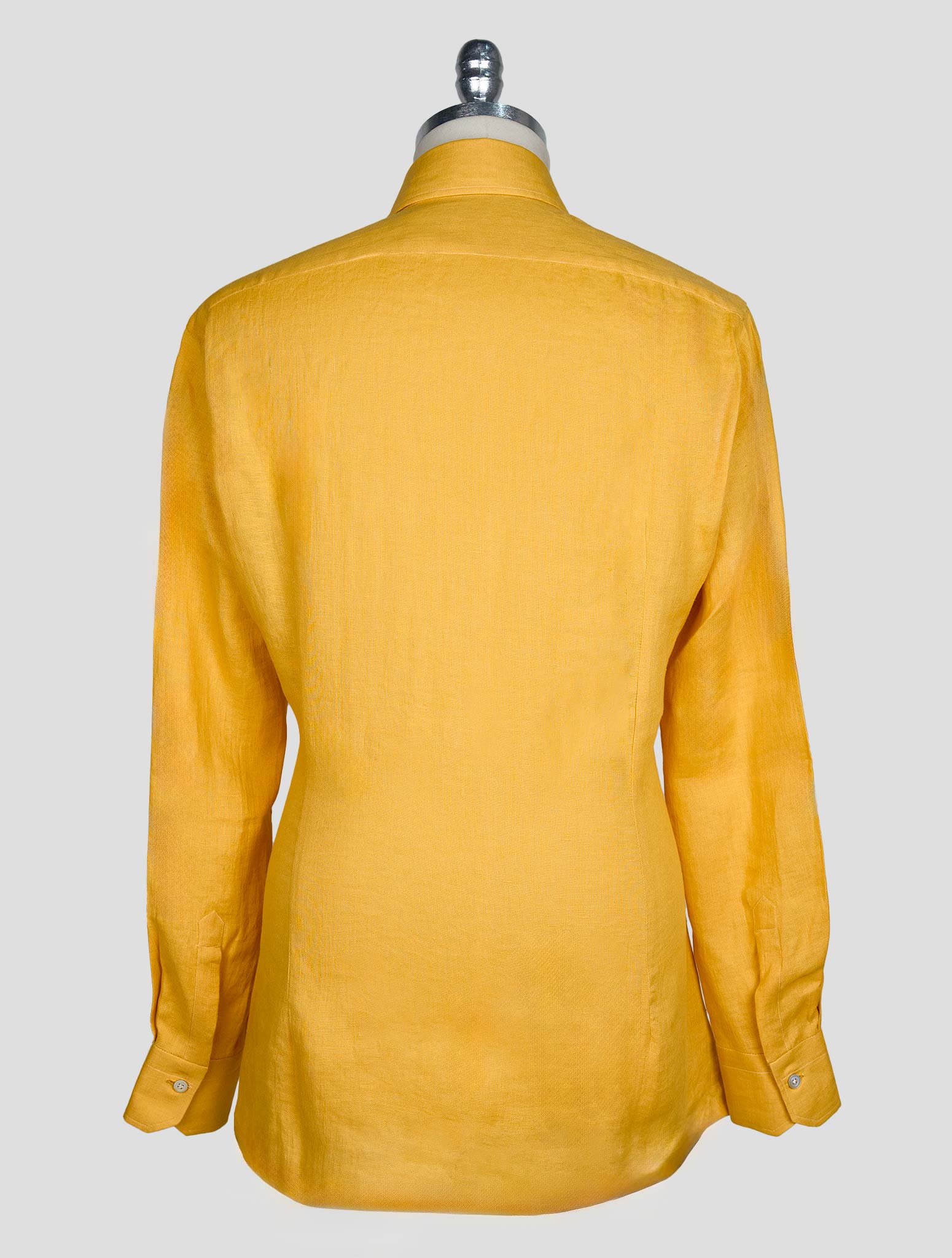 Kiton Yellow Linen Shirt