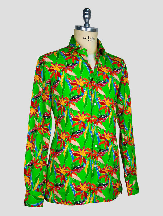 Kiton Multicolor Cotton Shirt