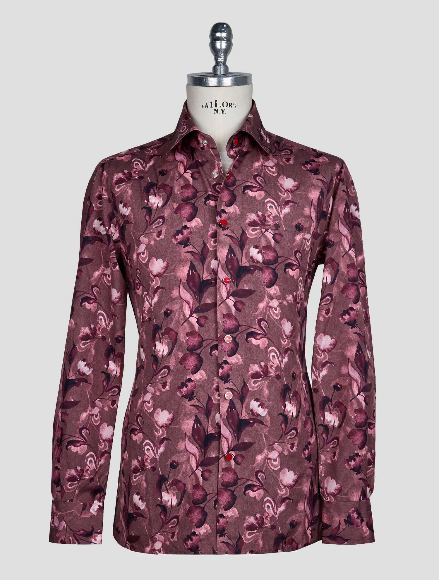 Kiton Multicolor Cotton Shirt