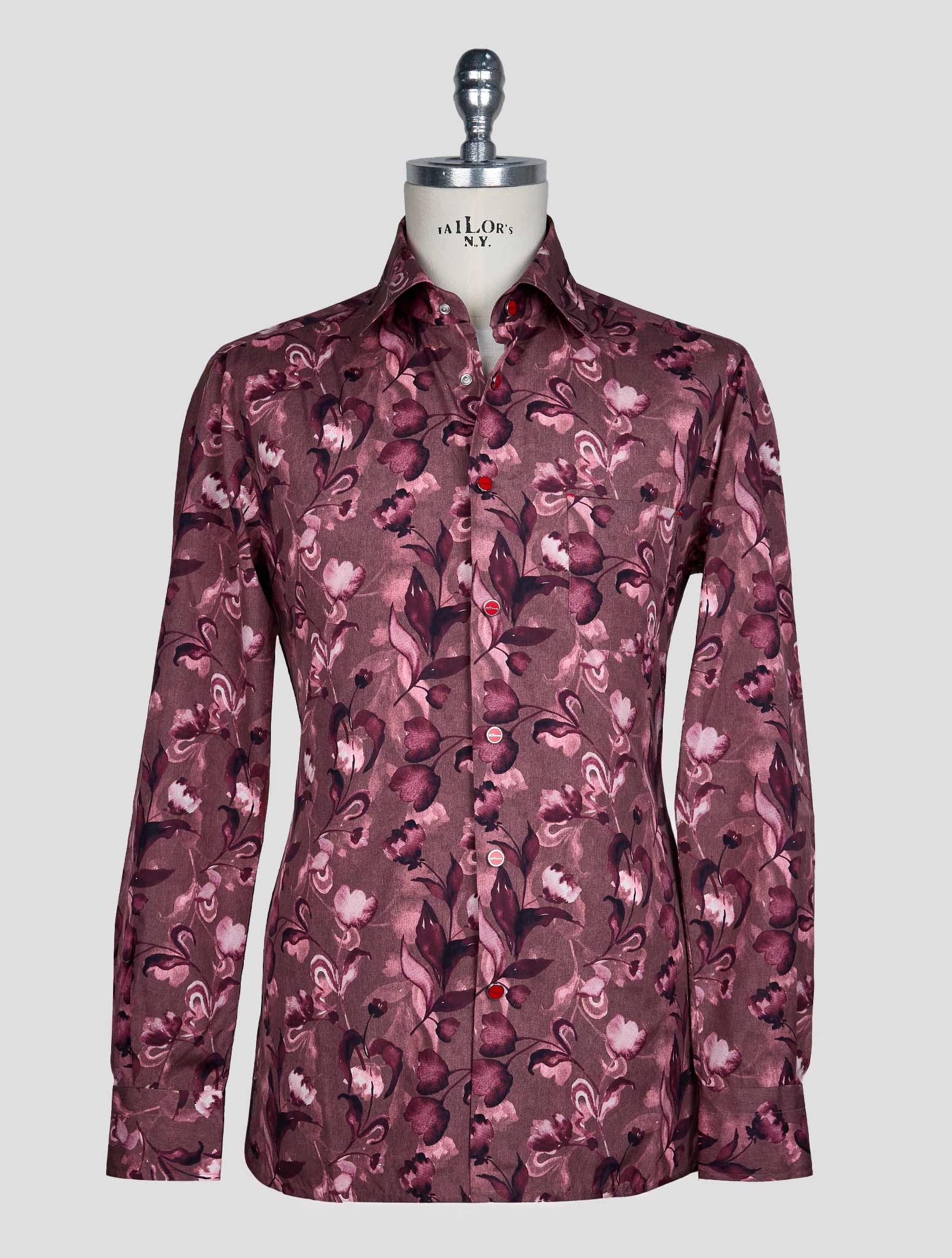 Kiton Multicolor Cotton Shirt