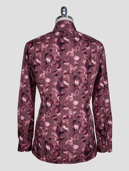 Kiton Multicolor Cotton Shirt
