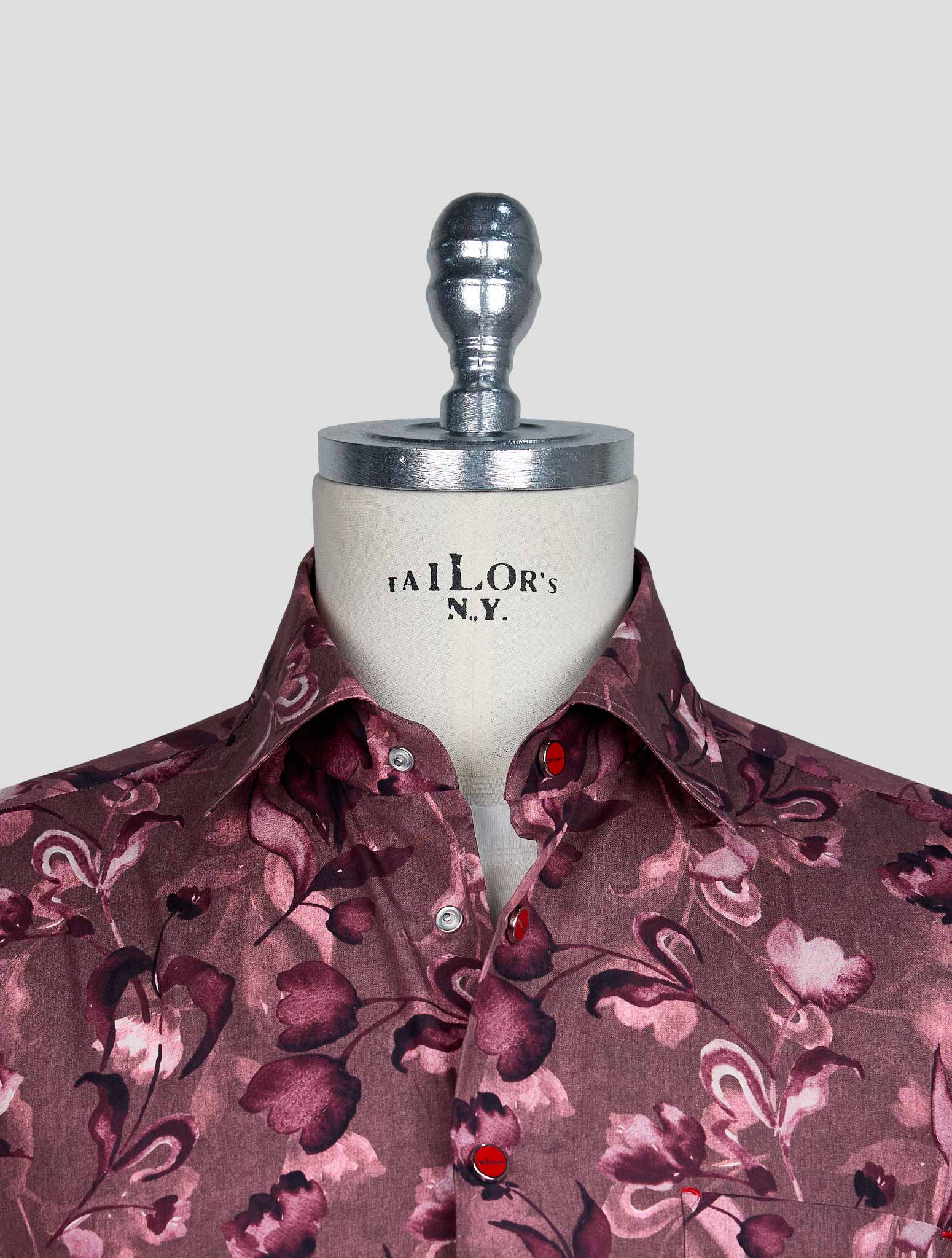 Kiton Multicolor Cotton Shirt