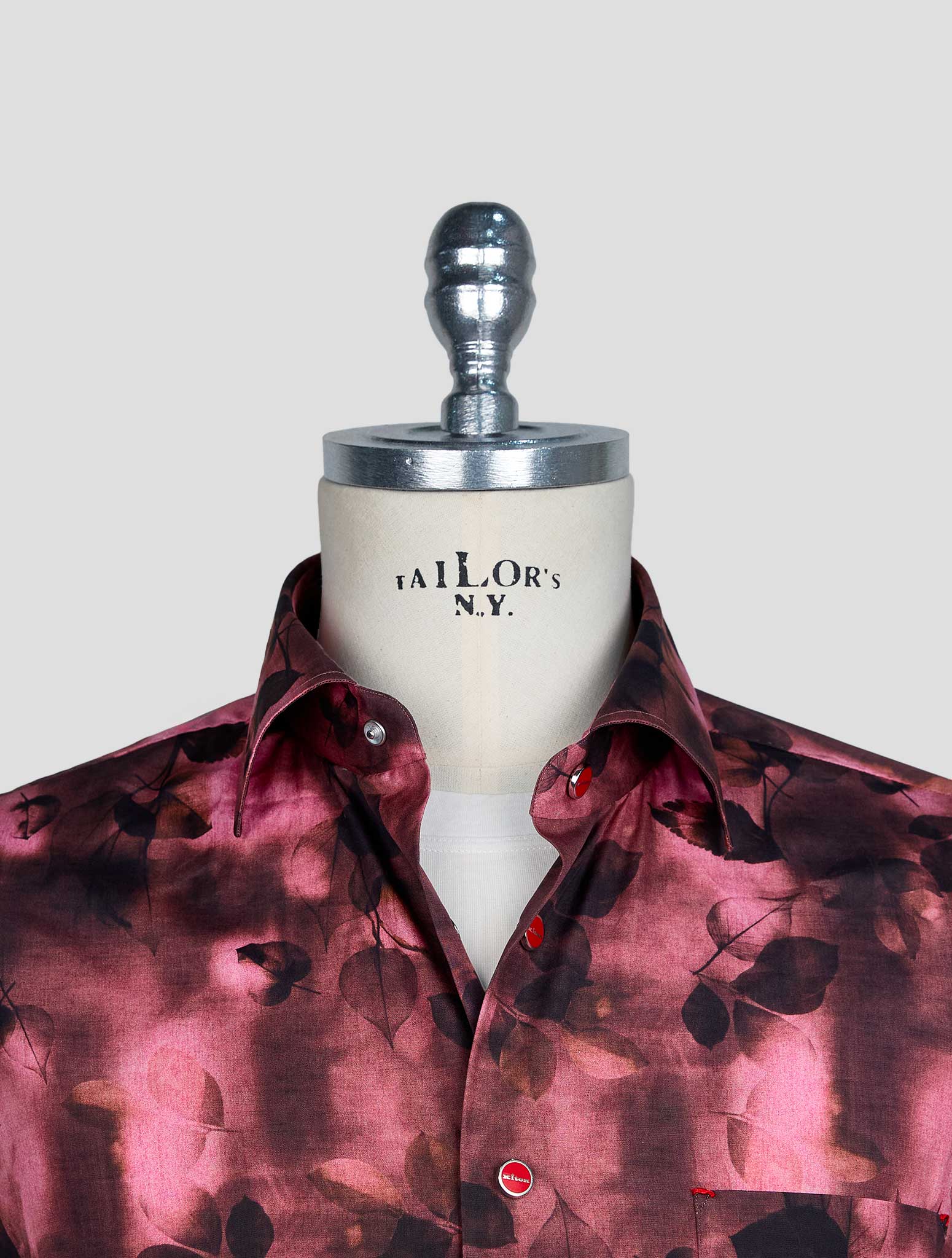 Kiton Violet Cotton Shirt