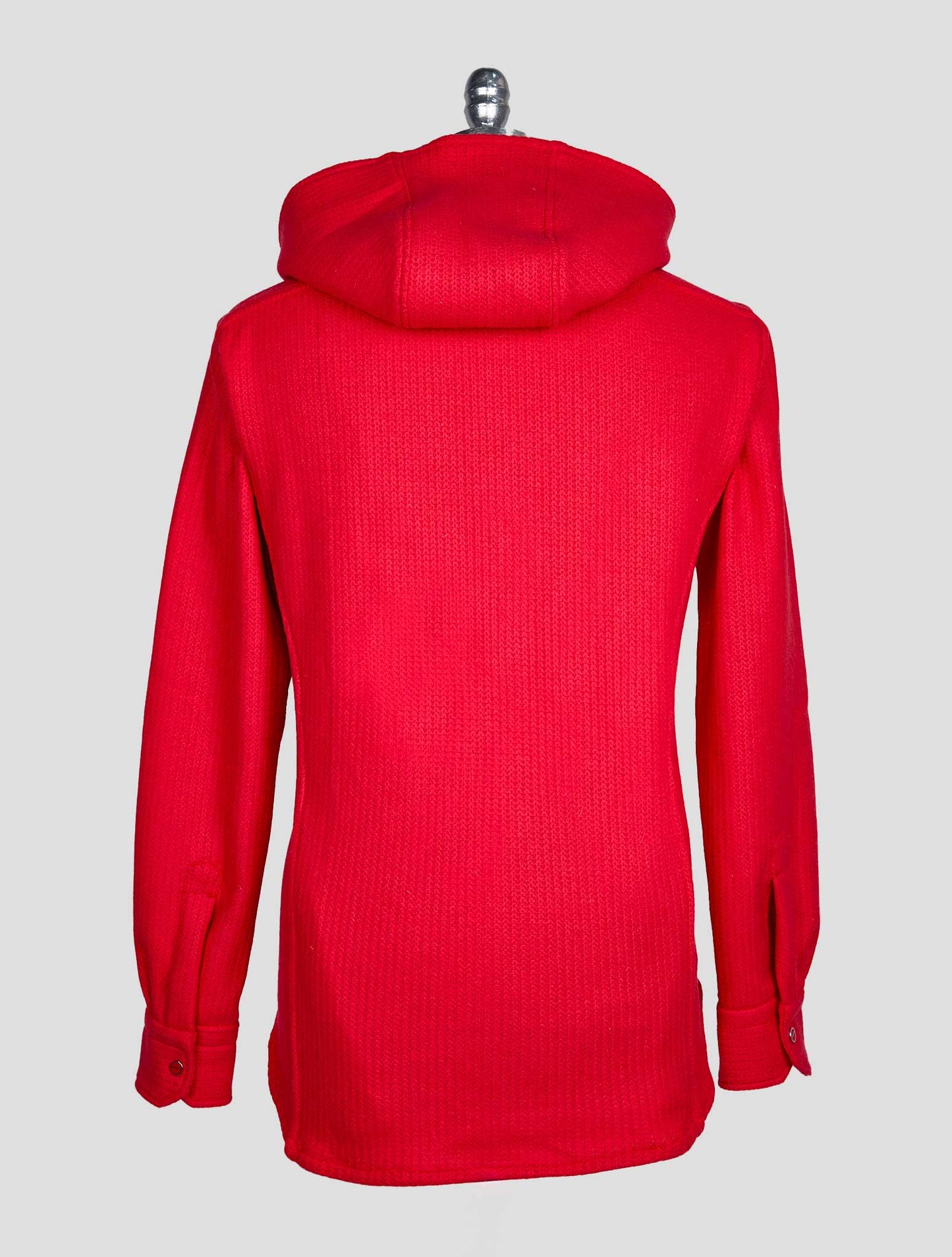 Kiton Red Wool Pa Shirt Mariano