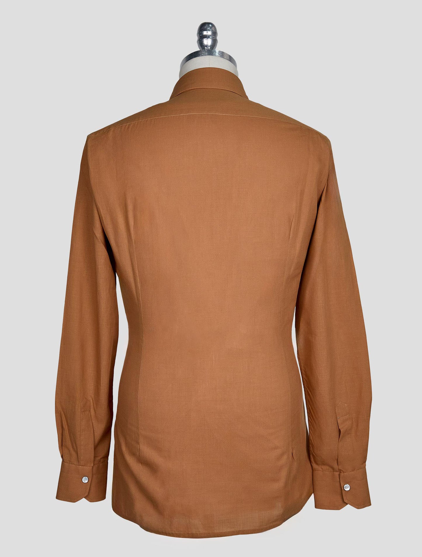 Kiton Brown  Cotton Shirt
