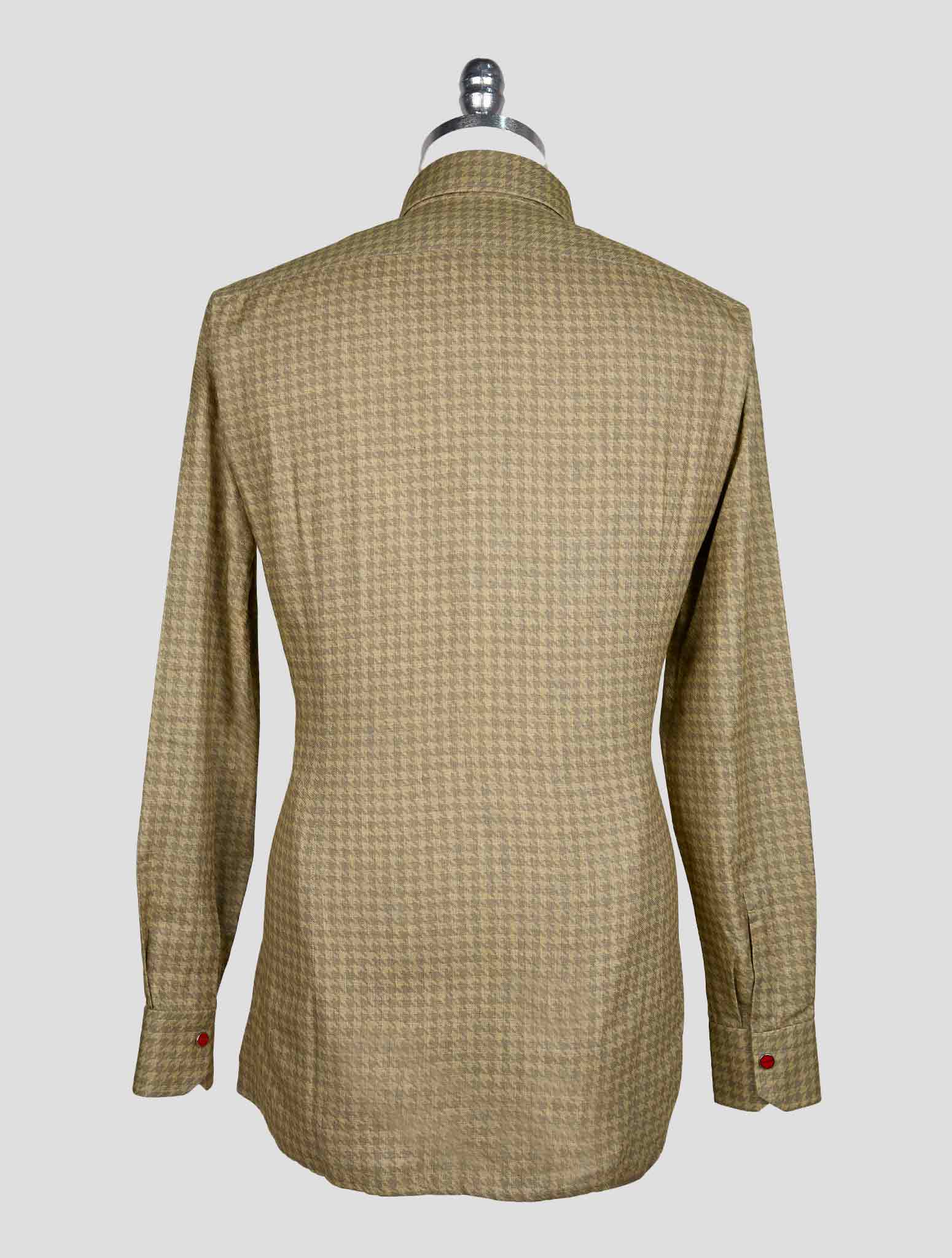 Kiton Green Cotton Shirt