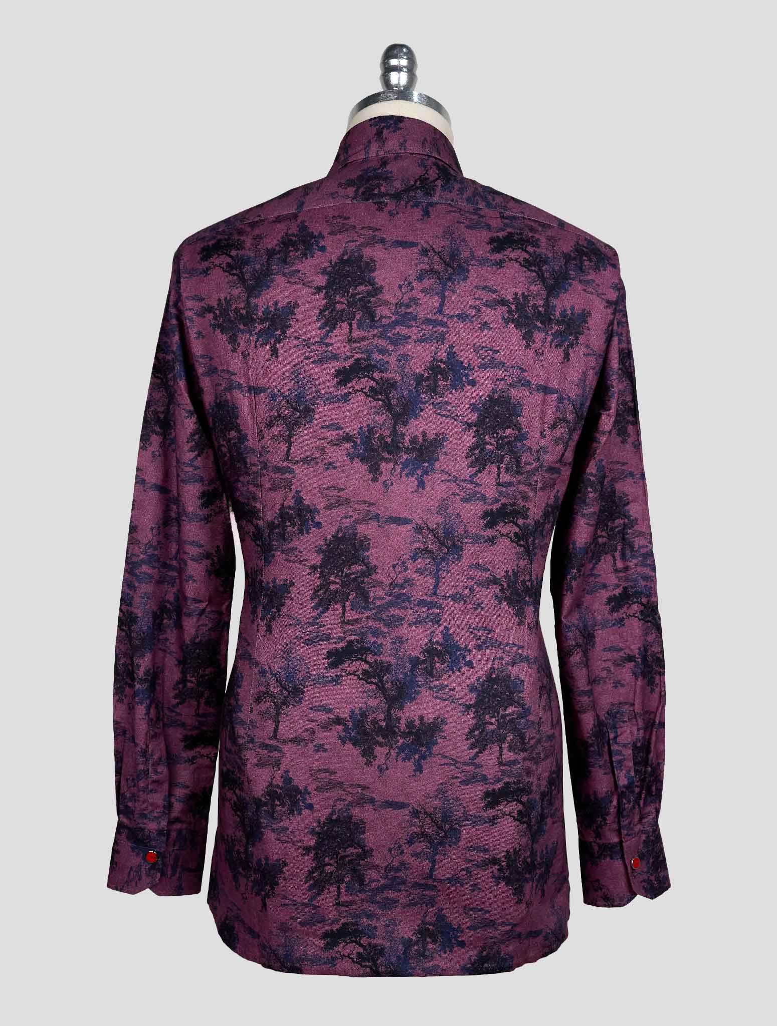 Kiton Violet Cotton Shirt