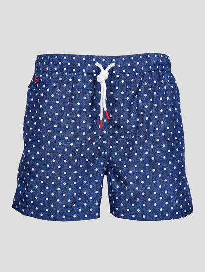 Blue White PL Swim Trunks