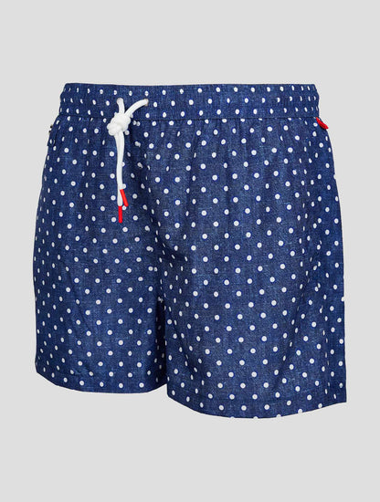 Blue White PL Swim Trunks
