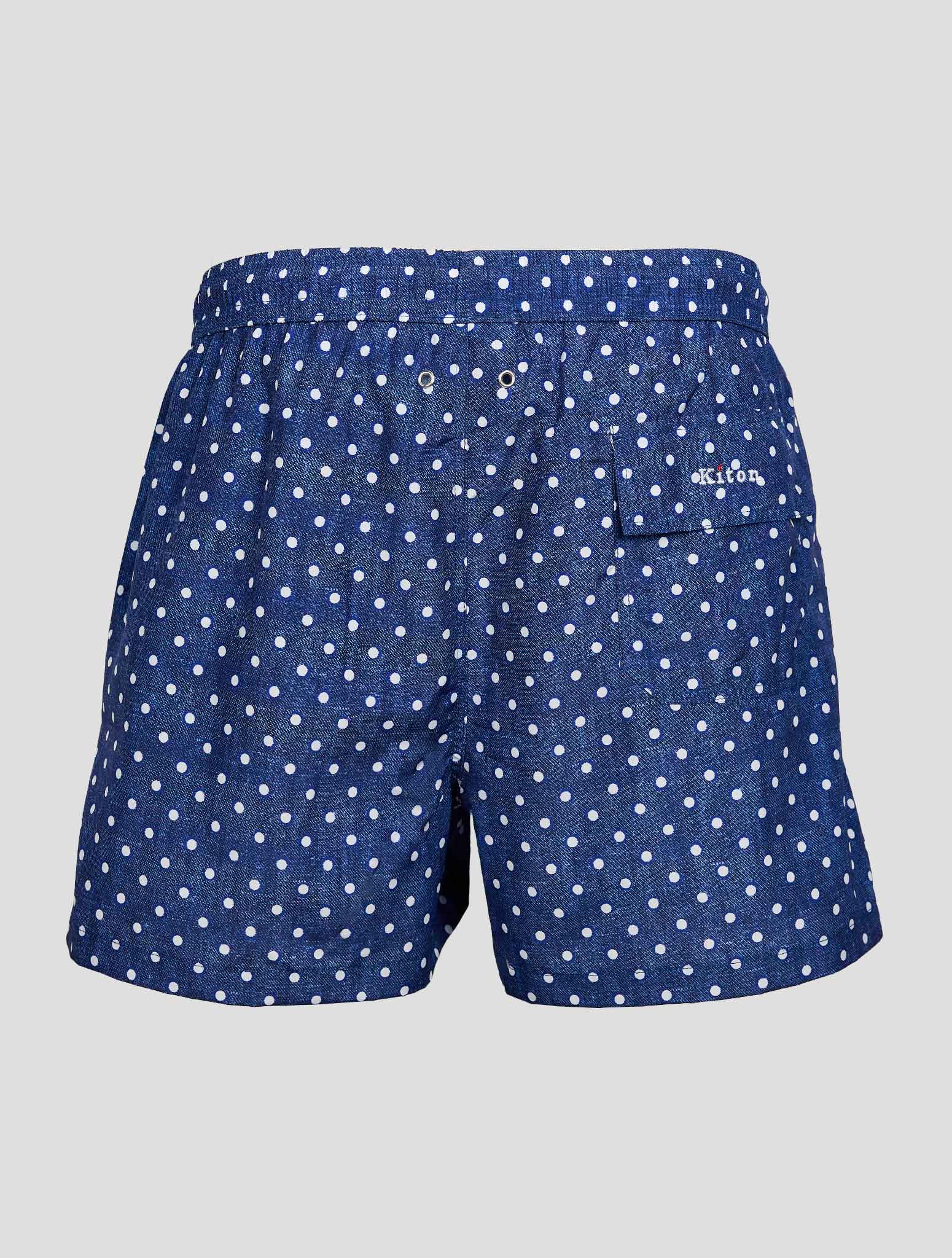 Blue White PL Swim Trunks