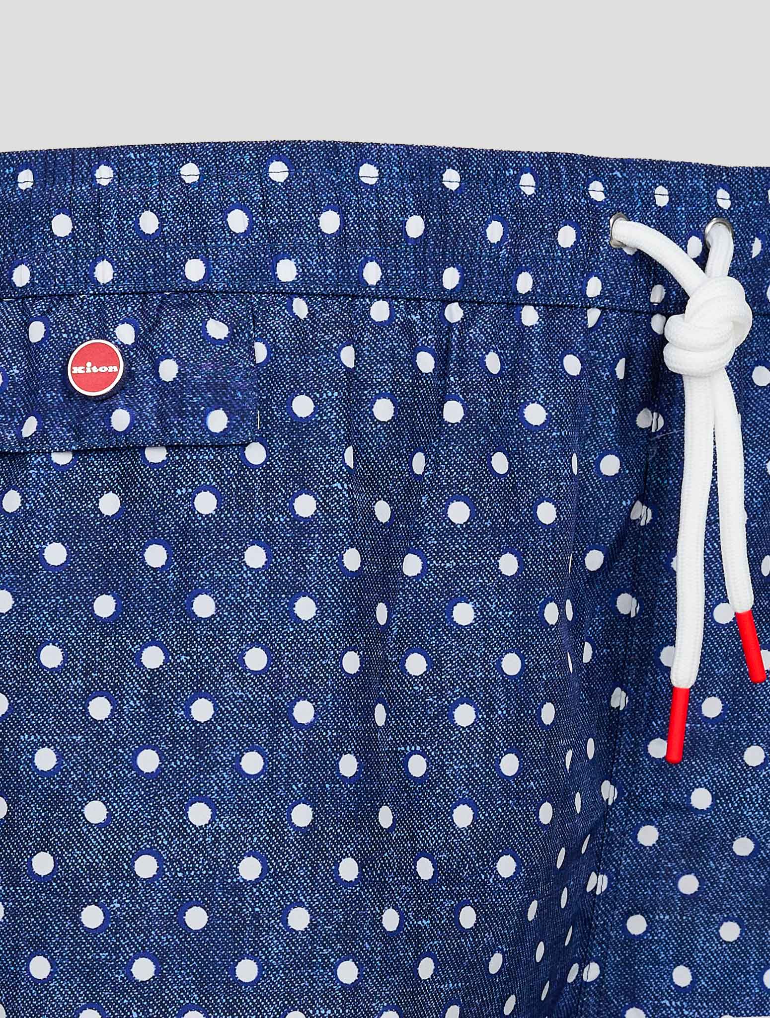 Blue White PL Swim Trunks
