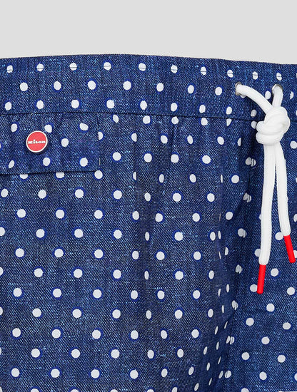 Blue White PL Swim Trunks