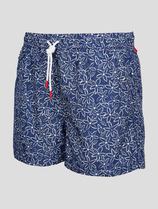 Blue White PL Swim Trunks