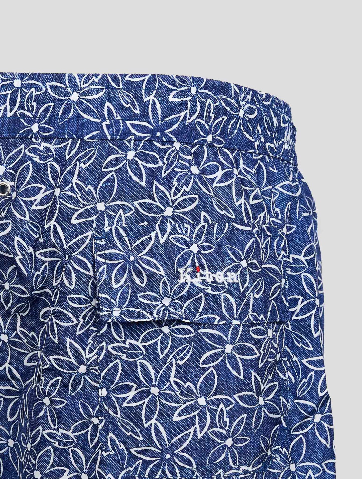 Blue White PL Swim Trunks
