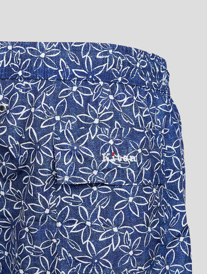 Blue White PL Swim Trunks