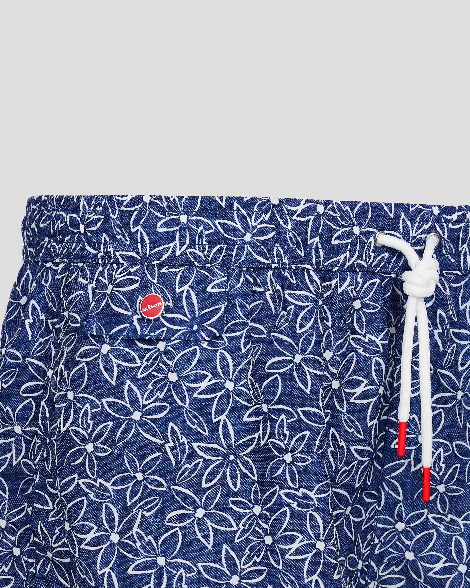 Blue White PL Swim Trunks
