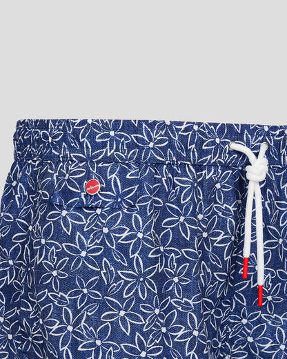 Blue White PL Swim Trunks