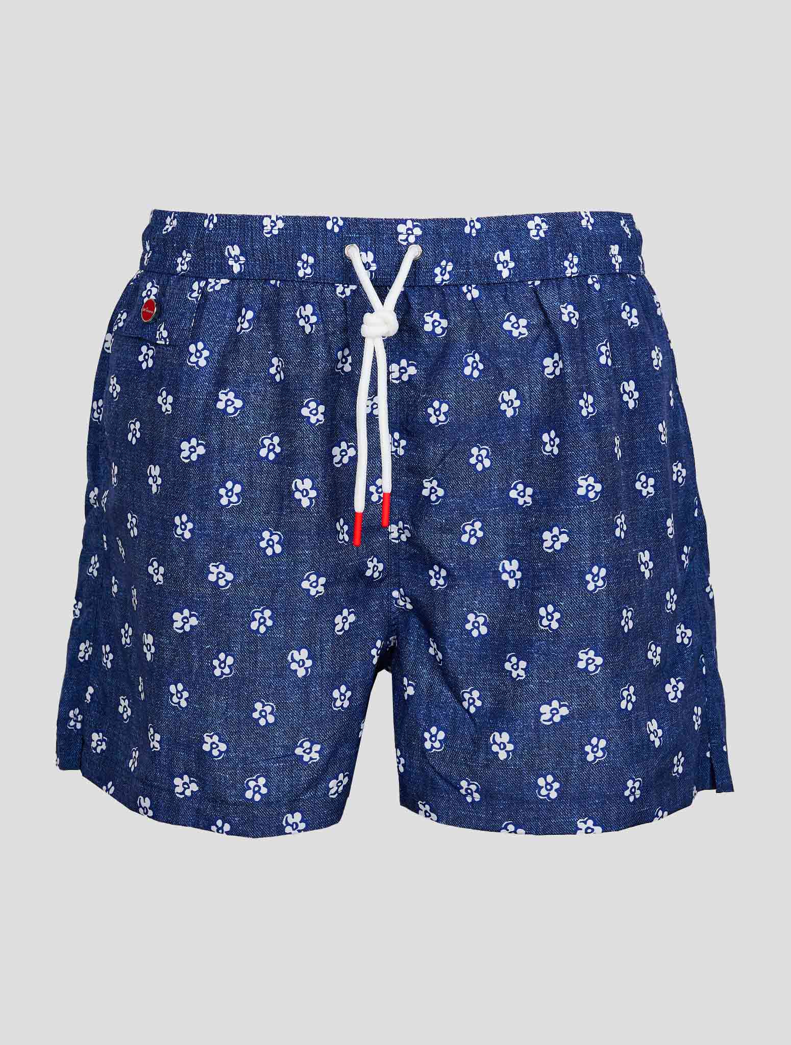 Blue White PL Swim Trunks
