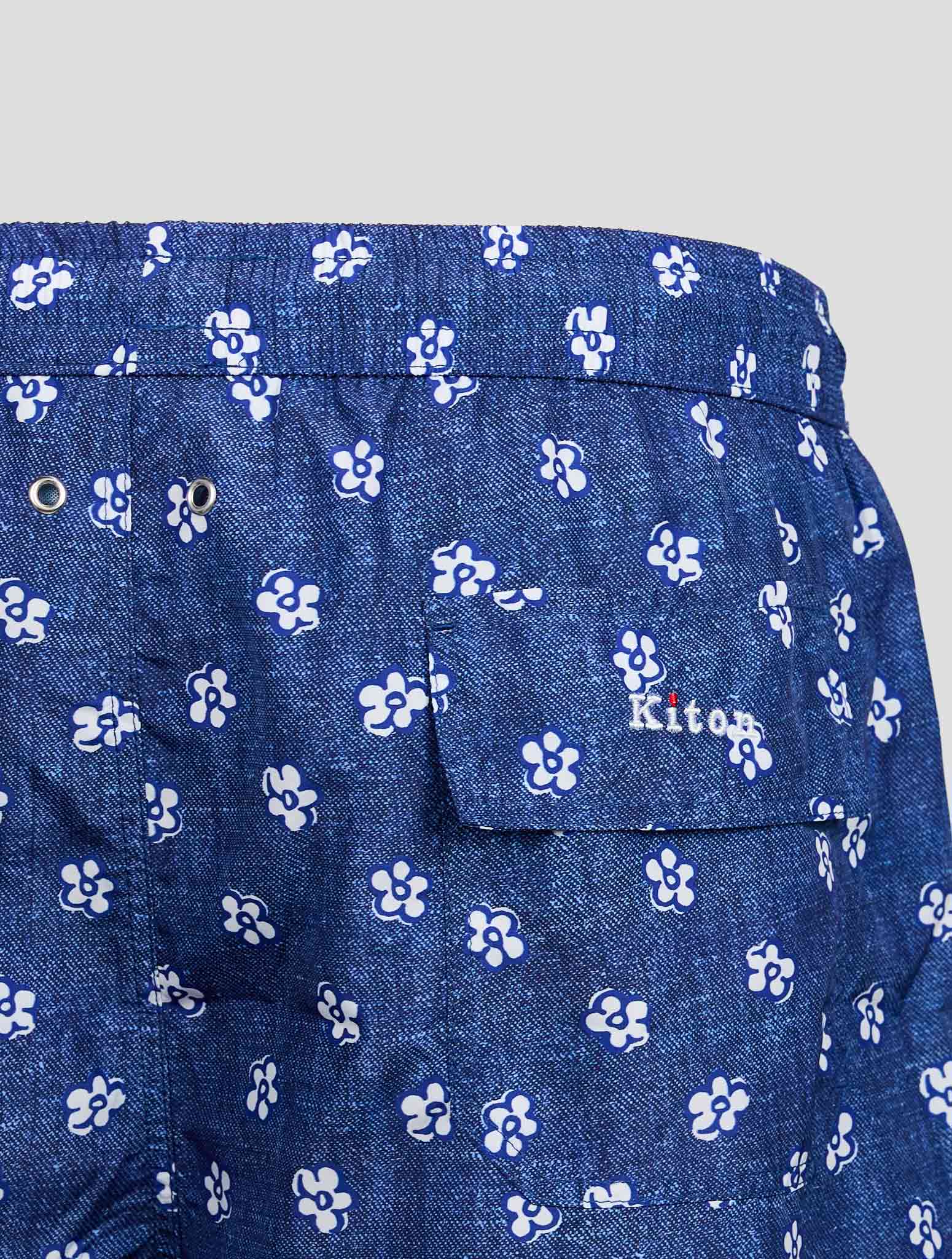 Blue White PL Swim Trunks