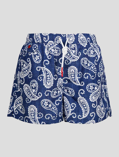 Blue White PL Swim Trunks