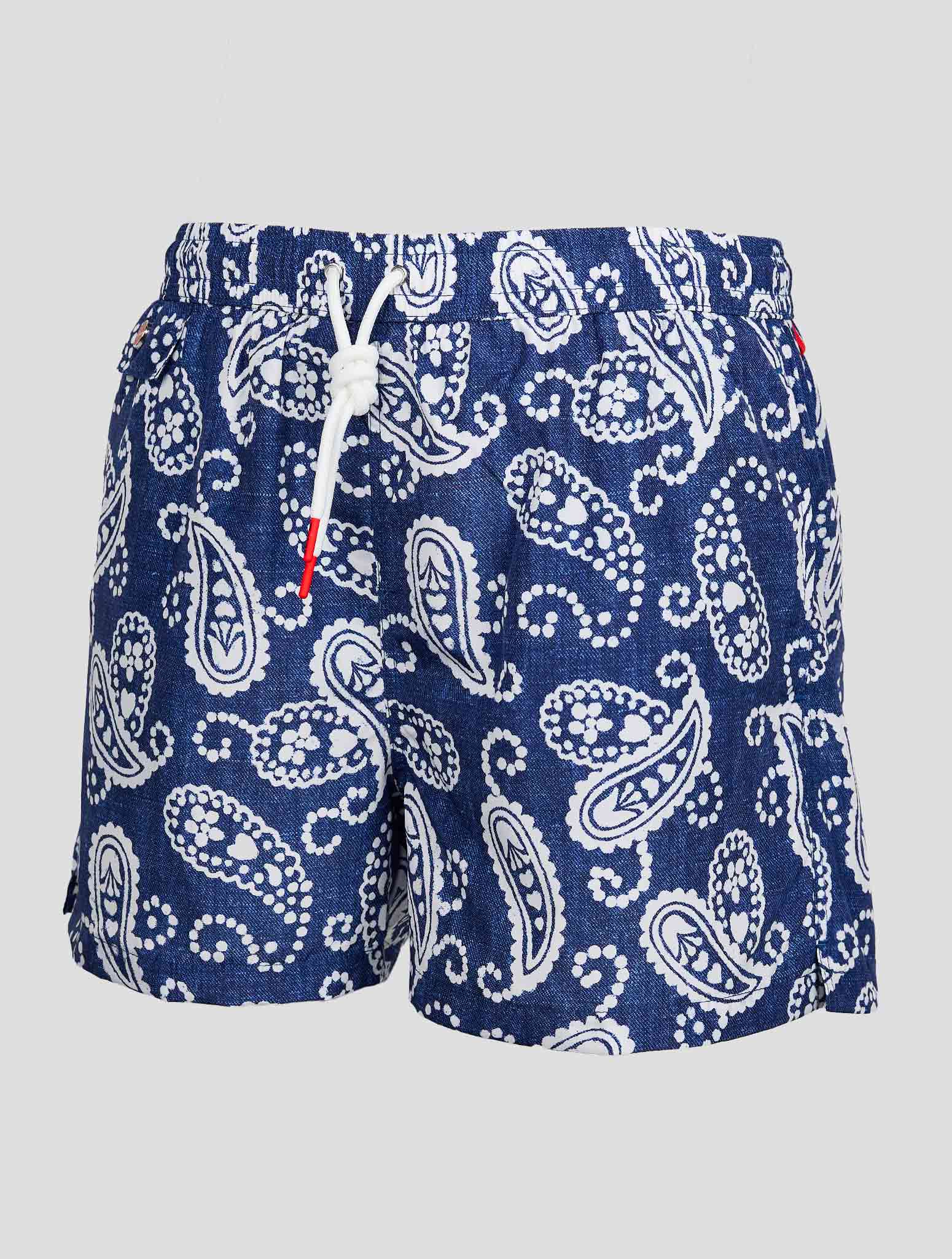 Blue White PL Swim Trunks
