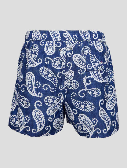 Blue White PL Swim Trunks