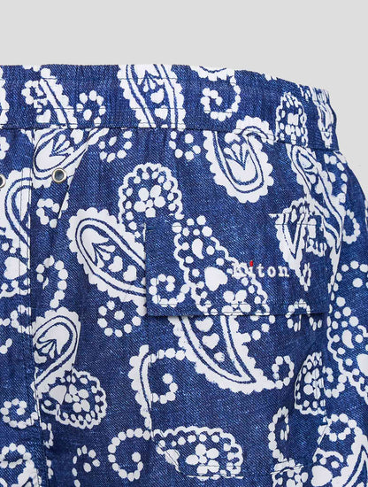 Blue White PL Swim Trunks
