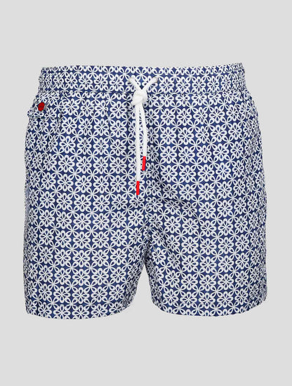 Blue White PL Swim Trunks